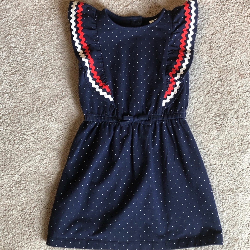 Janie and Jack Red white and blue dresses